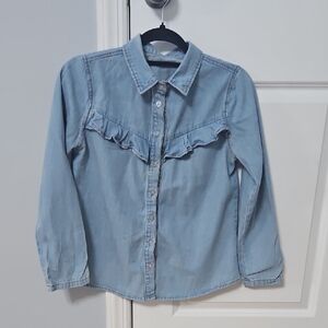 Kids Denim Button-Up Shirt